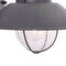 Vaxcel Harwich 1 Light Gray Coastal Barn Dome Outdoor Wall Lantern Clear Glass T0268 - alternate 5